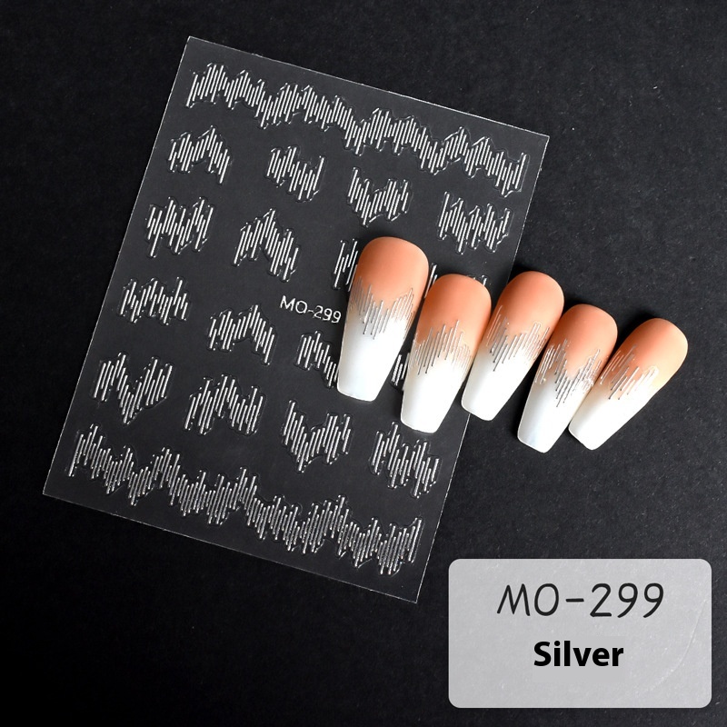 03 Nail Sticker Silver