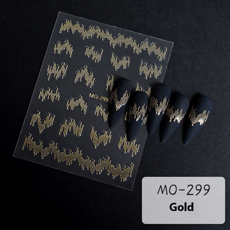 02 Nail Sticker Gold
