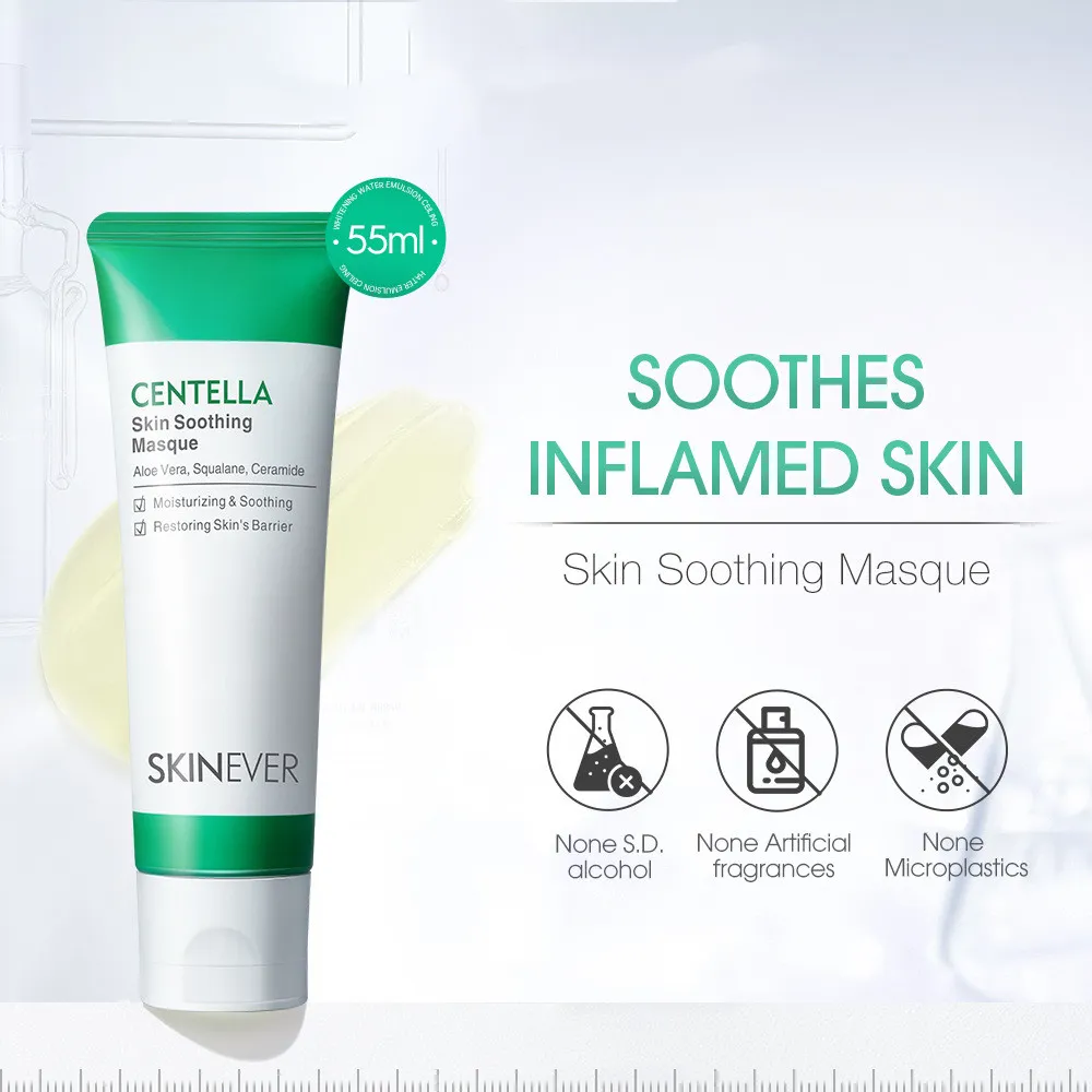 Brightening Skin Colour Centella Asiatica Nourishing Mask - Centella Asiatica Facial Mask