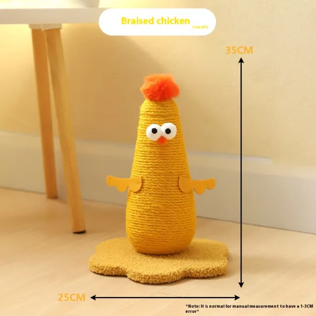 Sisal Wear resistant And Non Falling Vertical Cat Scratch Board Yellow - Shop at LoveMi