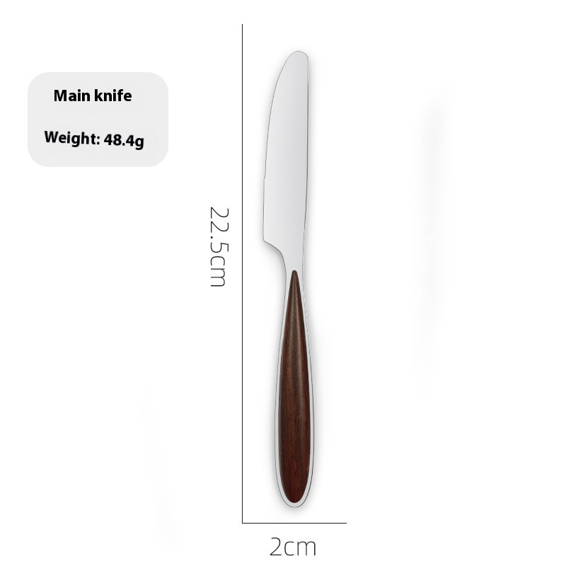 Rosewood Wood Grain Main Knife