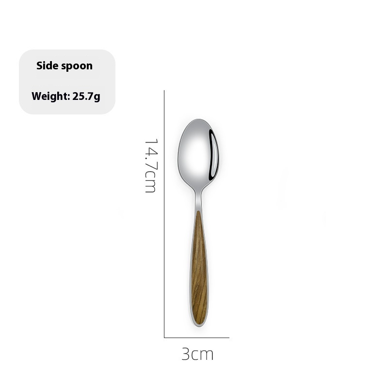 Oak Wood Grain Vice Spoon