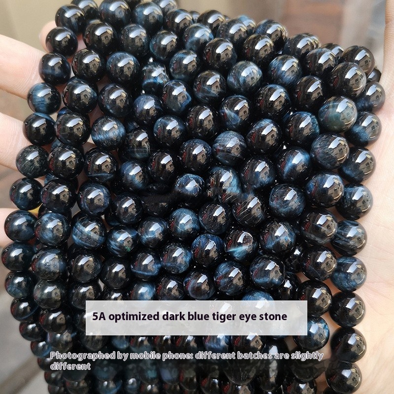 5A dark blue tiger eye stone