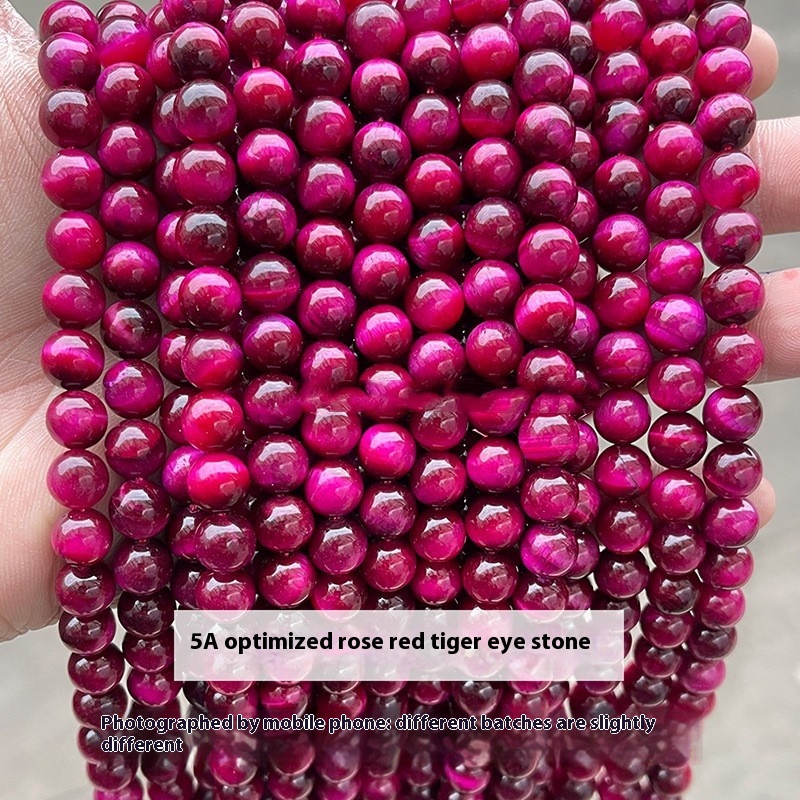 5A Rose Red Tiger Eye Stone