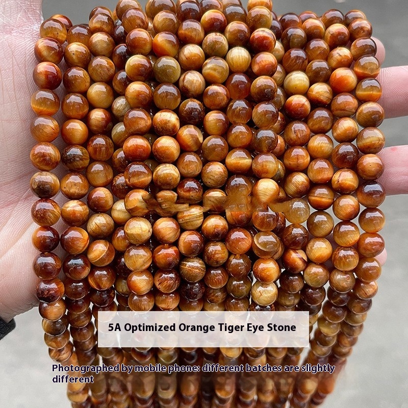 5A Orange Tiger Eye Stone