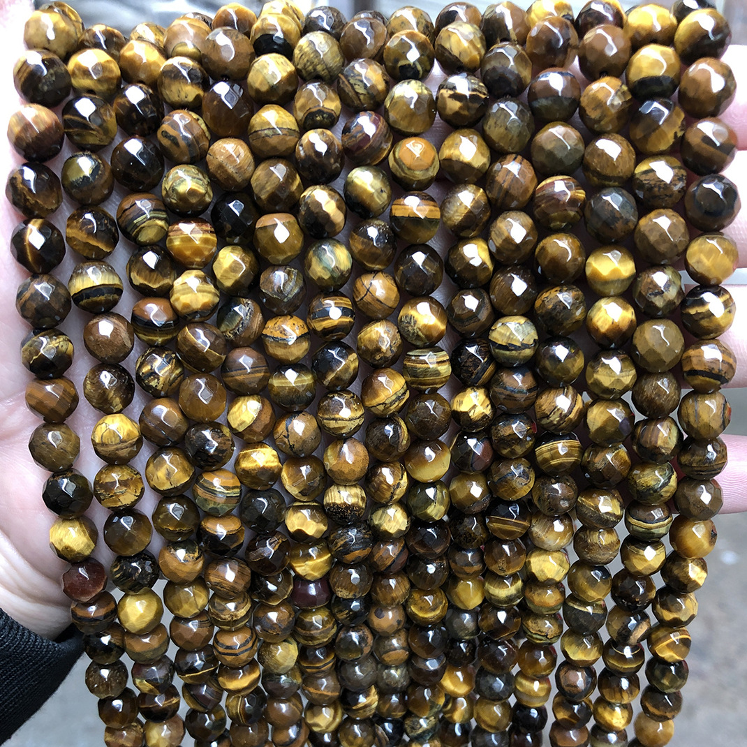 1A cut yellow tiger eye stone