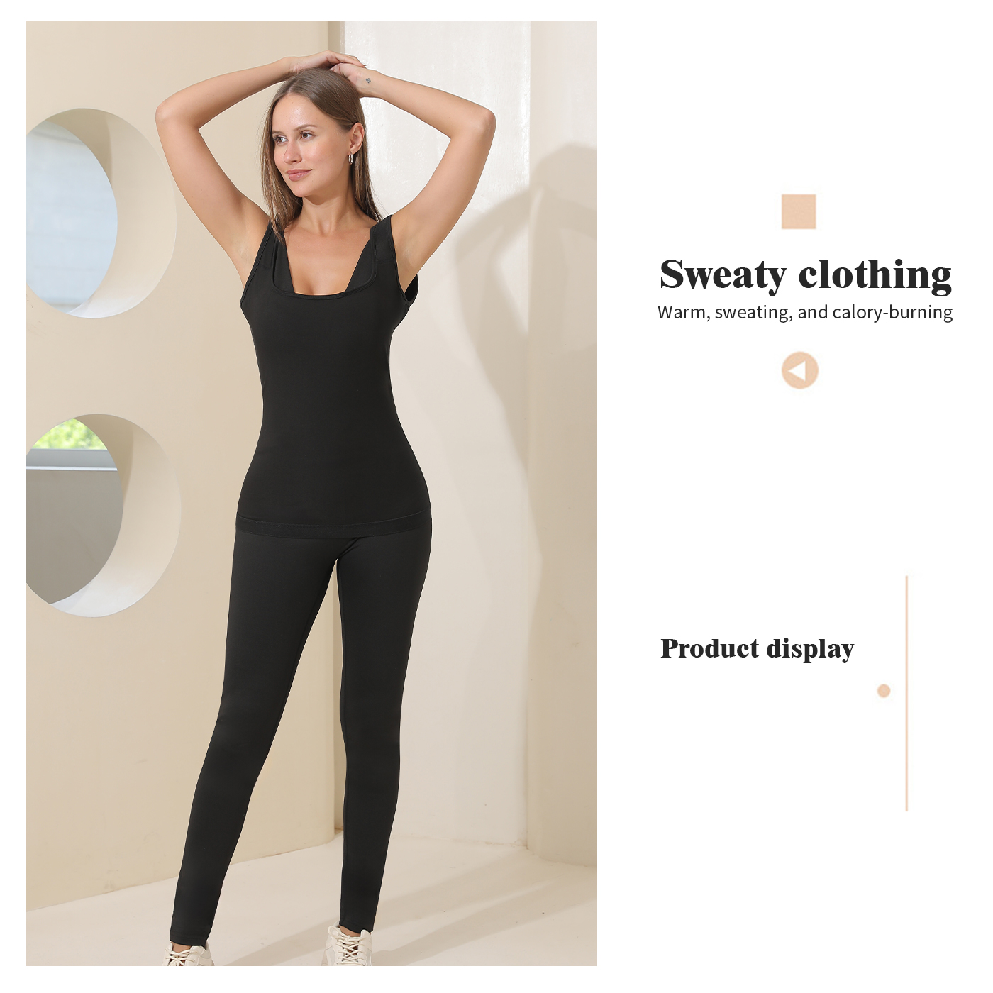 Women's Sweatshirt Shapewear for Yoga and Running