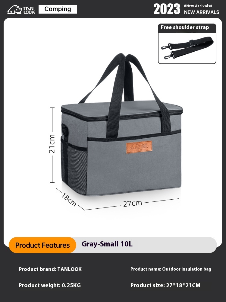 Gray 10L Free Strap