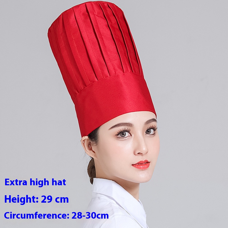 Big Red Extra High Chef Cap