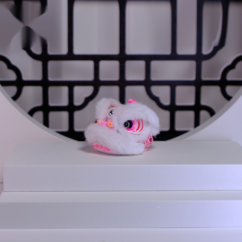 Pink White Fur