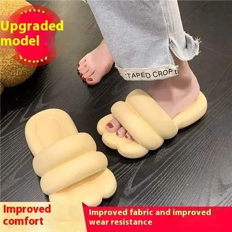Lazy Cartoon Home Non slip Sandals Yellow - Shop at LoveMi