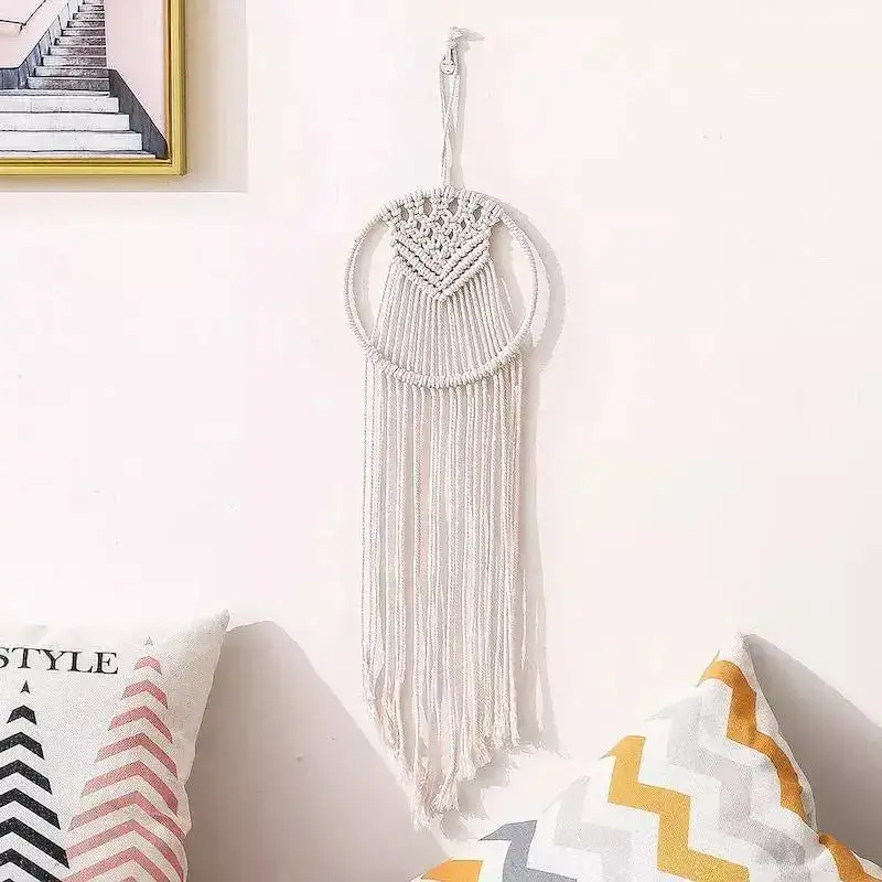 Handmade Tapestry Woven Cotton String Diy Material Package Decoration - Cotton Thread Pendant A