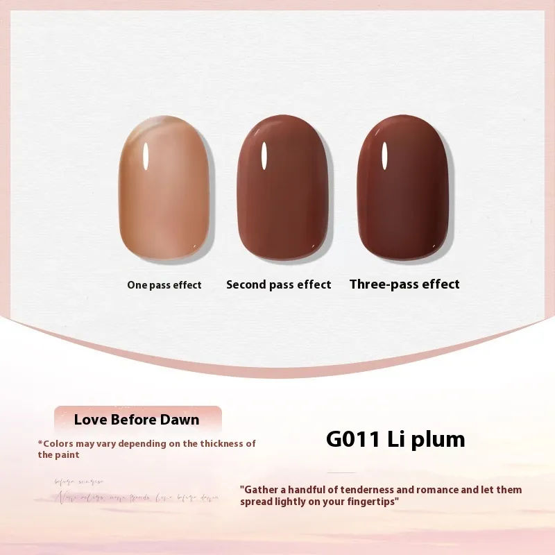 UV Polish White Nude Transparent Colour Nail Beauty UV - G011