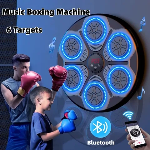Music Boxing Machine Household with RGB Light Bluetooth-compatible Adults