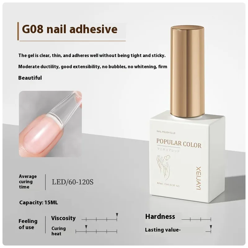 UV Polish 15ml Bottom Rubber Seal Layer Polish Gel - Nail Tip Adhesive 15Ml