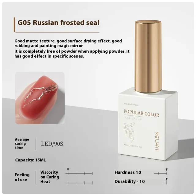UV Polish 15ml Bottom Rubber Seal Layer Polish Gel Russian Frosted Seal 15Ml - Shop at LoveMi