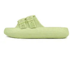 New Type Of Feet Feeling Velcro Thick Bottom Slippers For Women's Summer - Green - View 1