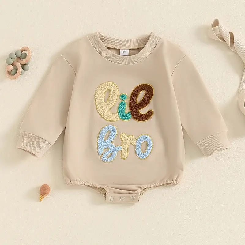 Autumn Baby Sweatshirt Rompers Boy Toddler Fall Clothes
