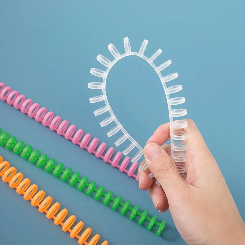 Binding Ring Buckle Binding Strip Porous Drilling Machineholehole File Plastic Loose-leaf Paper Chain