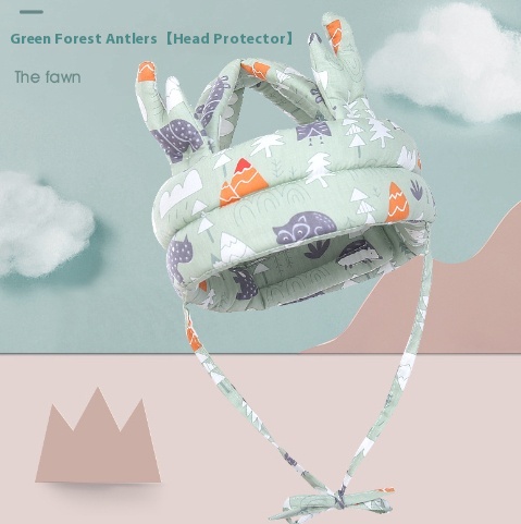 Green forest antlers