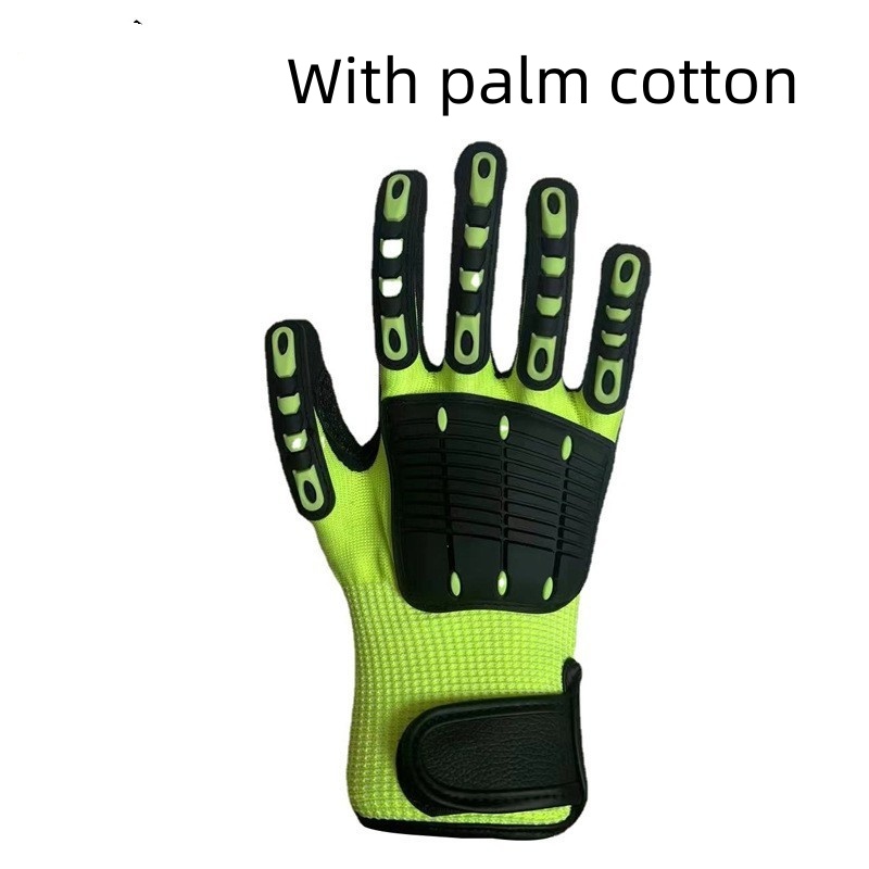 Gloves with palm cotton