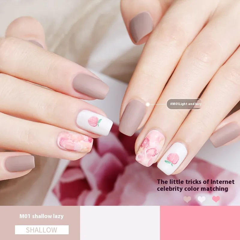 Temperament Scrub Durable Nail Polish - M01 Light