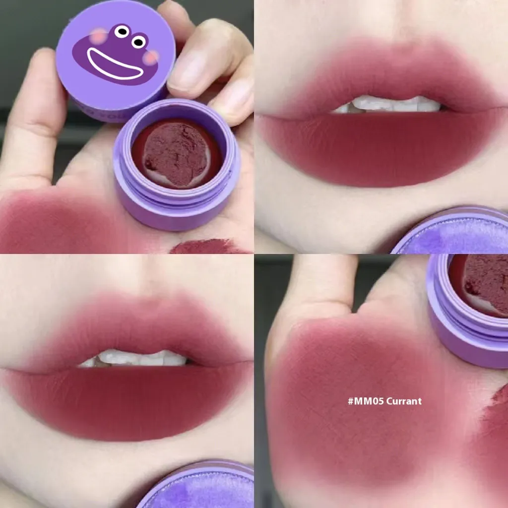 CAPPUVINI Animal Paradise Lip Mud Pot Lip Mud Matte Surface Velvet Lipstick - 05 Mao Cool Chestnut