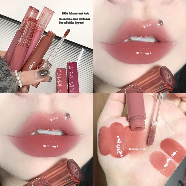 Beauty Juice Lip Lacquer Soft Candy Jelly Mirror 06 Amber Lake - Shop at LoveMi