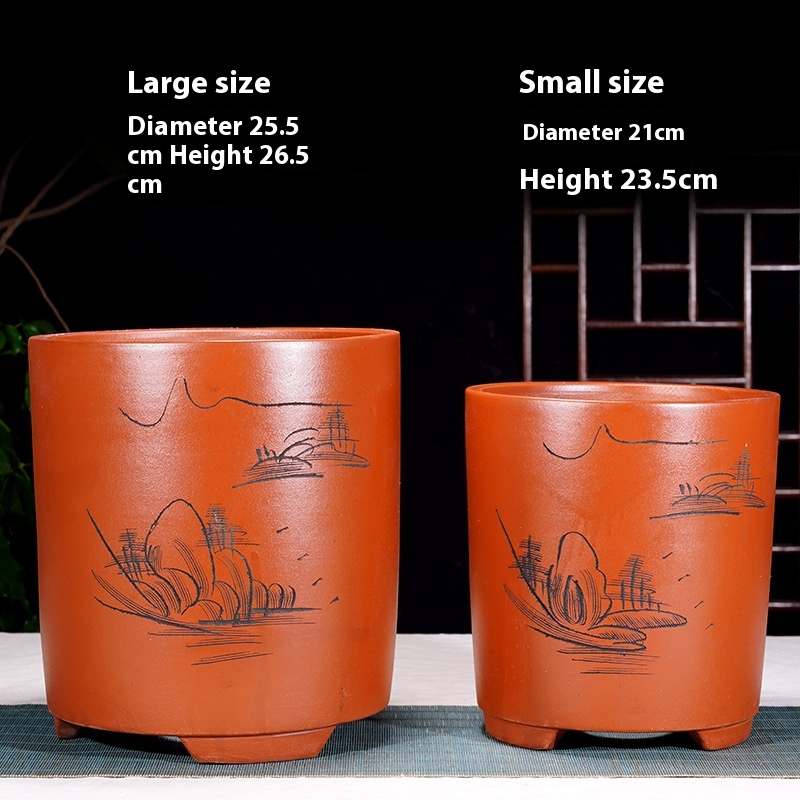 Two spray bucket sizes