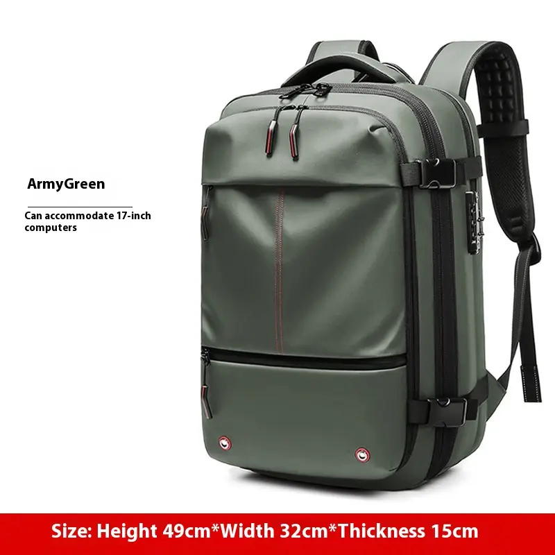 Travel Backpack Men's Business Multifunction Computer Bag Vacuum Compression
