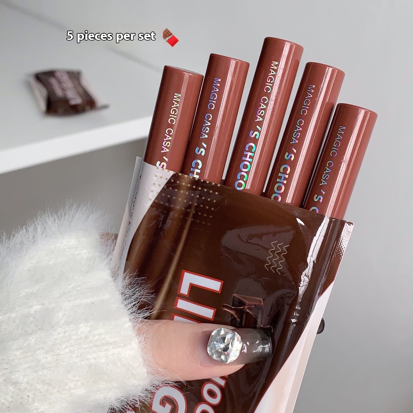 Five Chocolate Lip Glaze Set