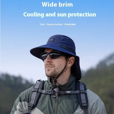 Outdoor Mountaineering Fishing Sun Protection Hat Quick-drying Breathable Sun-proof Hat