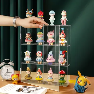 Hand-made Storage Display Box Doll Acrylic Dust-proof Cabinet Doll Wall Hanging