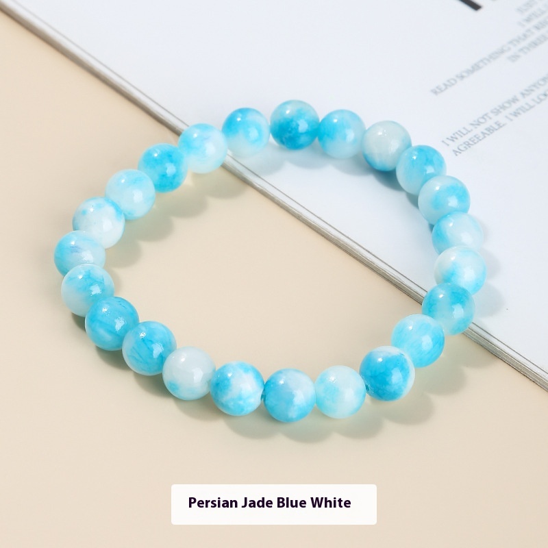 Blue And White Bracelet