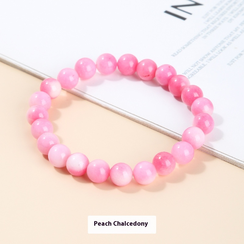 Peach Chalcedony Bracelet