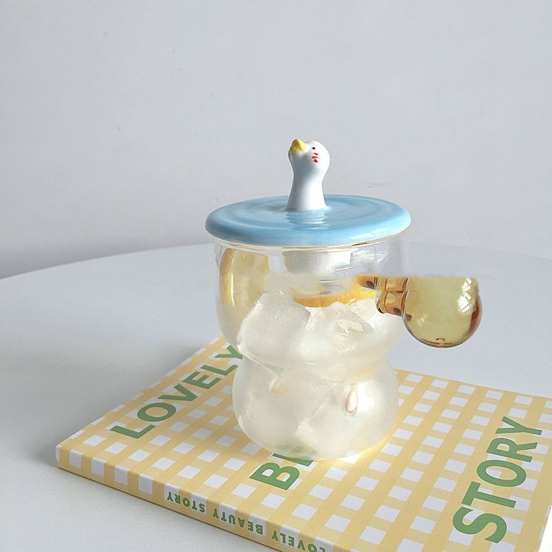 Handle glass cup