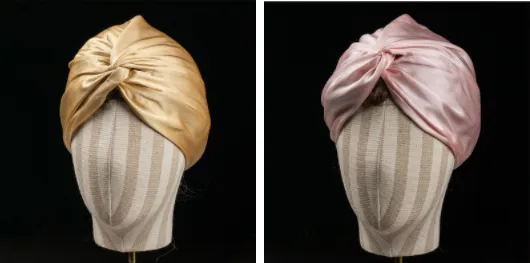 Double-layer Twisted Silk Home Cap - Set5