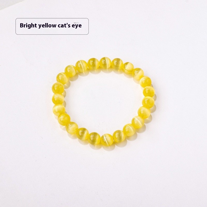 8mm Bright Yellow Opal