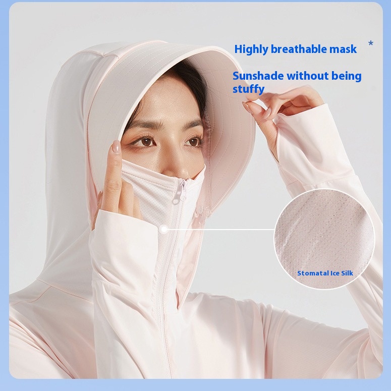 Detachable Face Cover with UV Protection.