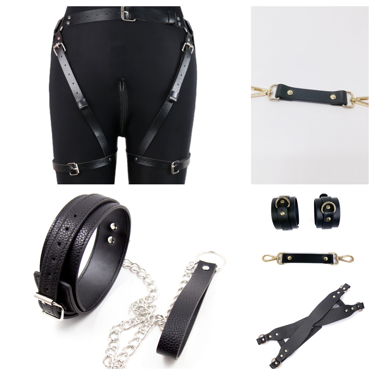 Women's Leather PU Face Mask 13