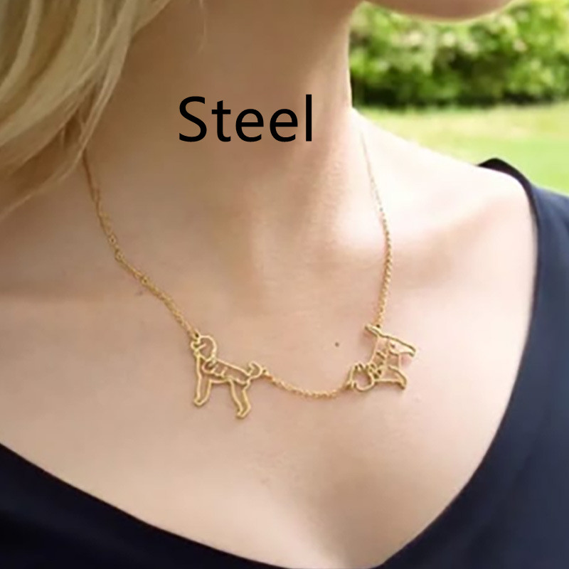 Steel Necklace 2 Pets