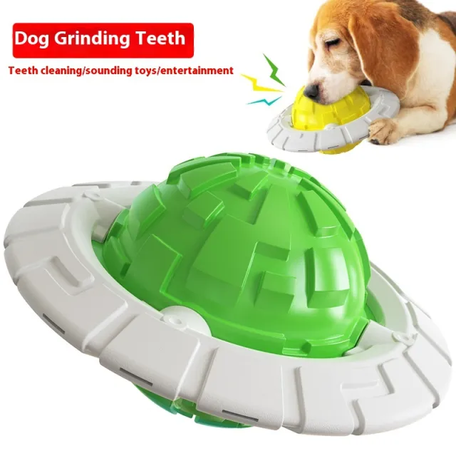 Dog Toy Sound Interaction Teether Ball Pet Supplies Green - Shop at LoveMi