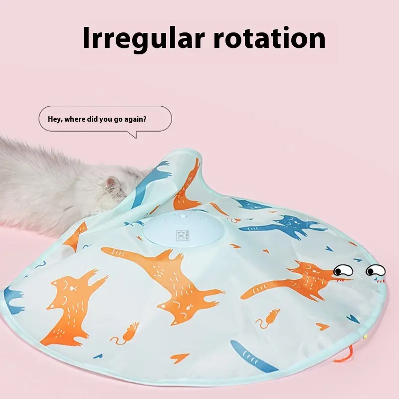 Cat Toy Teaser Self-Hi Turntable Electric