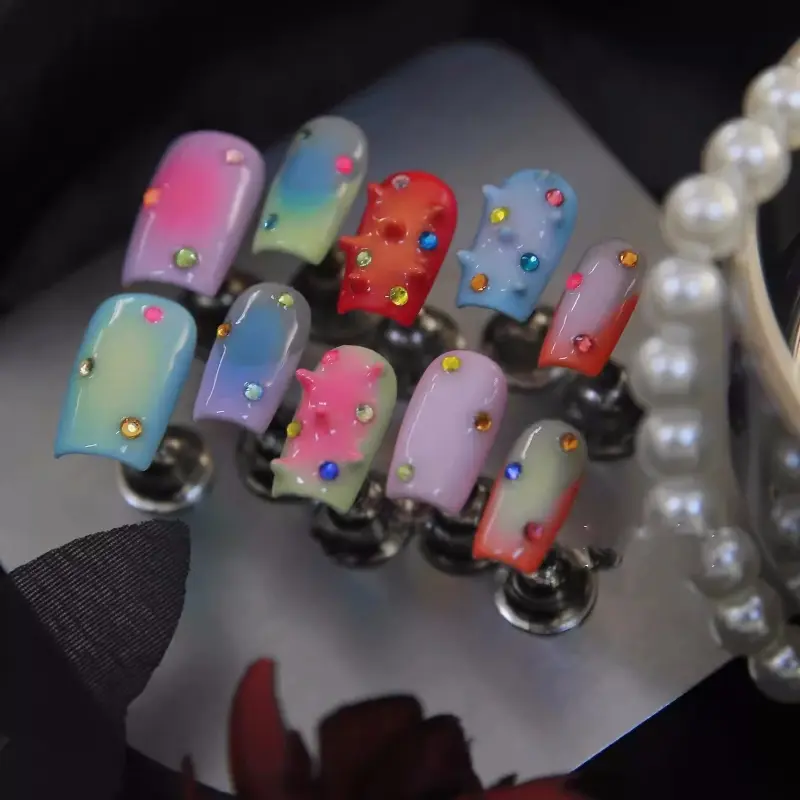 Wearing Armor, Prickly Gourd, And Watercolor Candy With Unique French Style