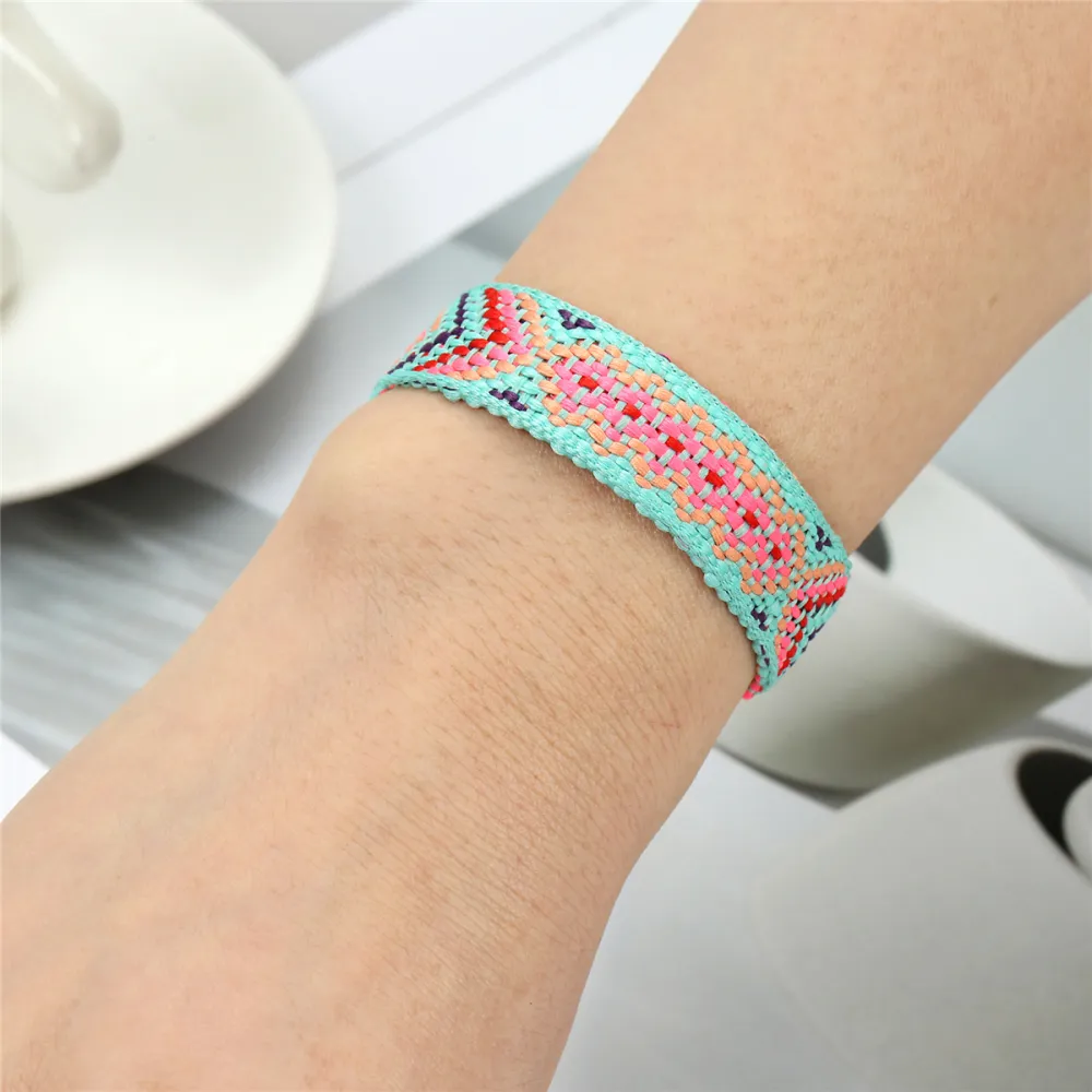 Bohemian Woven Friendship Bracelet Suit Female Ethnic