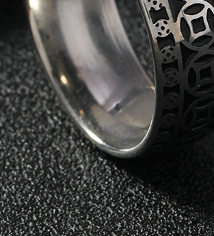 Men's Corrosion Titanium Steel Ring