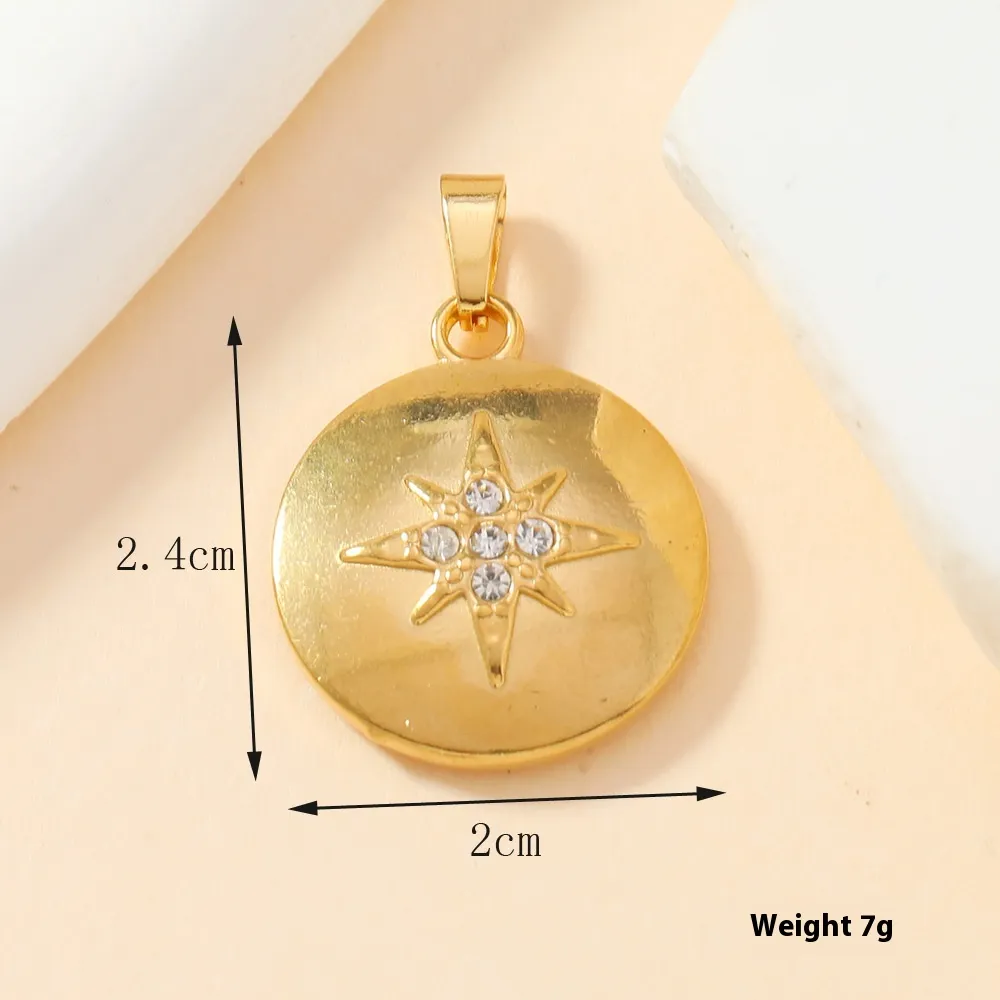 Single Pendant Stainless Steel Cast Ornament Fashion Flowers - 302 Models