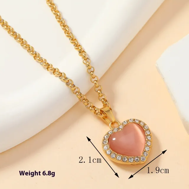 Single Pendant Stainless Steel Casting Ornament Love Oval 309 Models - Shop at LoveMi