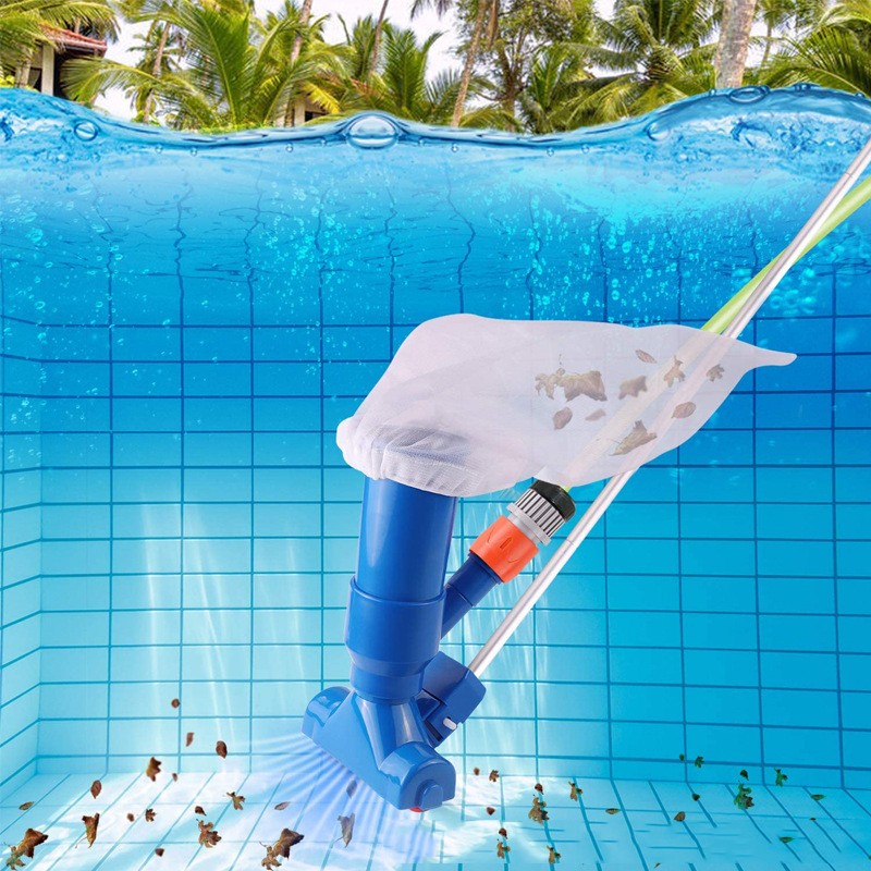 Portable Pool Vacuum Jet. Product information: Applicable swimming pool type: private villa swimming pool, Product Name: cleaning tools, High efficiency filter: arbitrary, Swimming pool volume: arbitrary. Packing list: 1*Quick, 1*connerctor, 1*Inlet, 5*Po