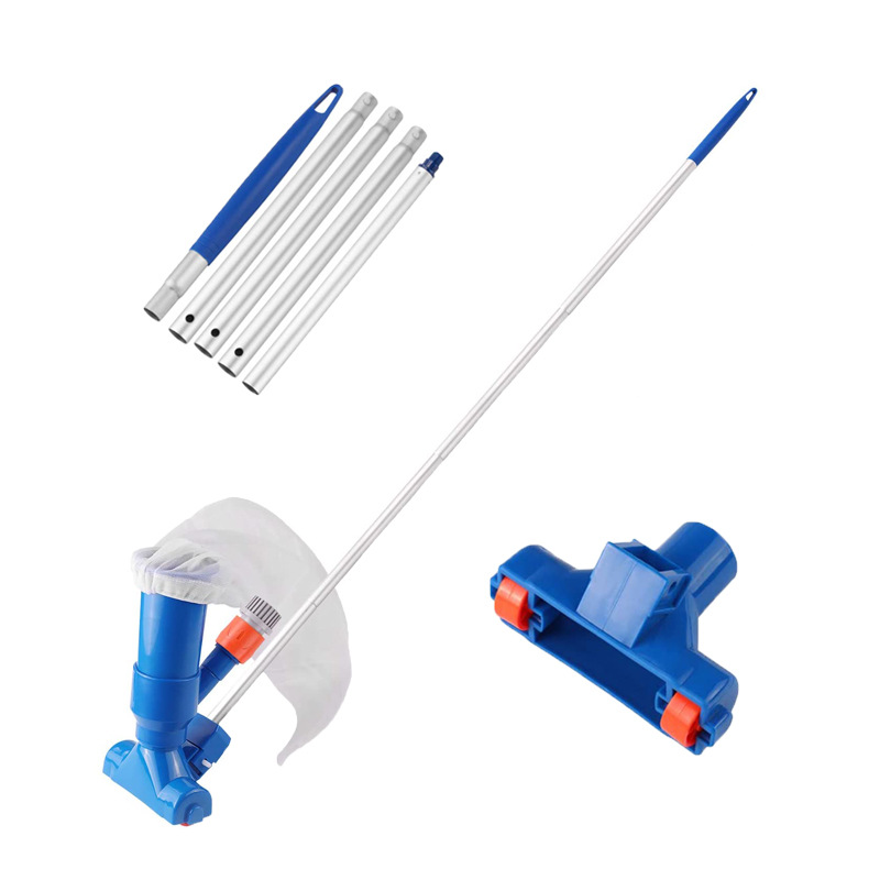 Portable Pool Vacuum Jet. Product information: Applicable swimming pool type: private villa swimming pool, Product Name: cleaning tools, High efficiency filter: arbitrary, Swimming pool volume: arbitrary. Packing list: 1*Quick, 1*connerctor, 1*Inlet, 5*Po